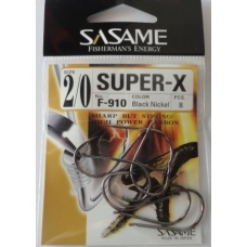 Anzois Sasame Super-X Nº2/0 F-910 Black Nickel
